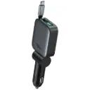Green Lion Retractable 72W Car Charger PD 45W