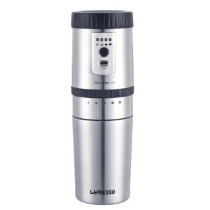 Lepresso Portable Drip Coffee Maker with Burr Grinder