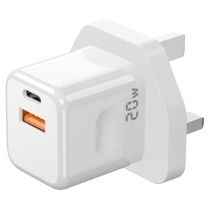 Porodo Blue Super Fast Charger USB-A & USB-C