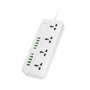 Porodo Blue 4 Universal Sockets Power Strip 3m