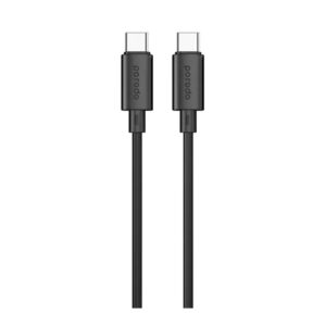 Porodo Blue USB-C To USB-C Cable Fast Charge & Data 1.2m/4ft