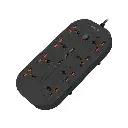 Porodo Blue 8 AC Power Strip