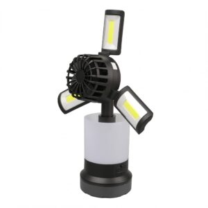 Lifestyle By Porodo 3 in 1 Ambient Light/Lamp/ Cooling Fan With 4 Light Modes