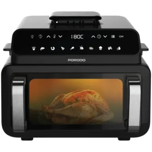 Porodo Lifestyle Flexi Cook Pro Indoor Grill,Pizaa Oven,Air Fryer