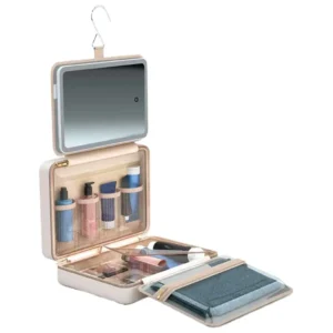 Porodo Travel Makeup Case With Detachable LED Mirror