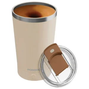 Porodo Lifestyle Automatic Magnetic Stirring Mug High-Speed Mixing