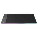 Porodo Gaming RGB Gaming Mouse Pad With 15W Fast Wireless Charger