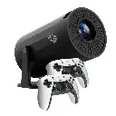 Porodo Gaming 4K Projector Android 11 with Auto Keystone and Gamepad Controller