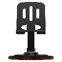 Porodo Blue Desktop Phone Holder 360° Rotating Base - Black