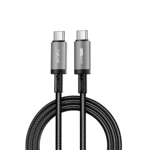 WiWU Wi-C057 Cyber Link 60W Type-C to Type-C Charging Cable - Tarnish
