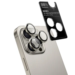WiWU WI-IP002 Combo Duo Screen + Lens Tempered Glass Set 2 in 1 for iPhone 16 Pro