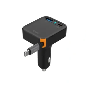 WiWU Wi-CC033 65W Helix A+C Fast Car Charger - Black