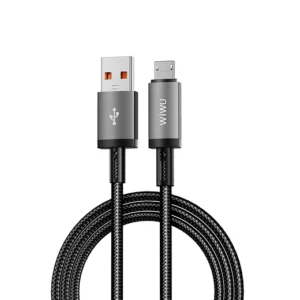 WiWU Wi-C053 Cyber Link 2.4A USB-A to Micro Charging Cable - Tarnish