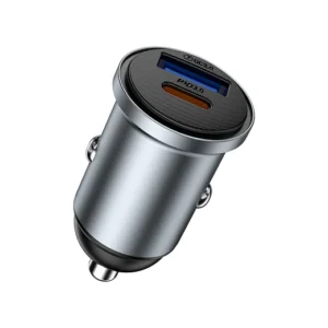 WiWU Wi-CC030 35W Nano Lite A+C Fast Car Charger - Gray