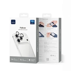 WiWU LG-005 3D Easy Installation Lens Guard for iPhone 16 and iPhone 16 Plus