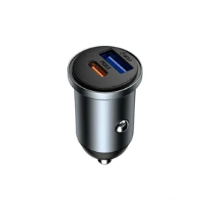 WiWU Wi-CC032 60W Nano Pro A+2C Fast Car Charger - Gray
