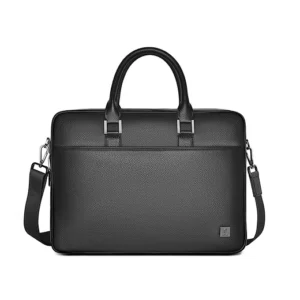 WiWU Master Fingerprint Lock Brief Case For Up To 16" Laptop - Black
